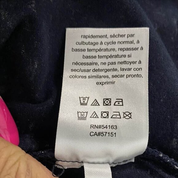 Tommy Jeans Bandana Print Logo Tee Navy Blue Graphic T-Shirt Size XS - Picture 9 of 11